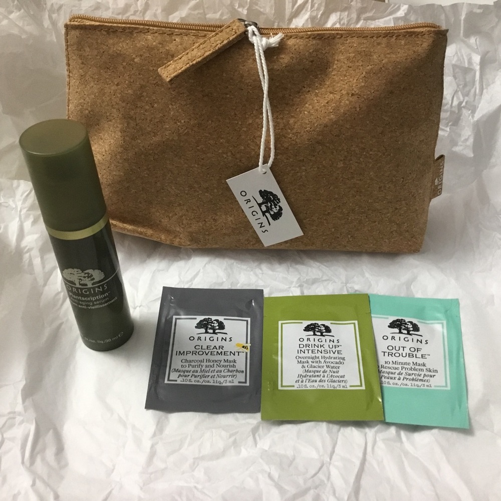 Origins Skincare PLANTSCRIPTION Anti-Aging + Deluxe Travel Samples Bundle